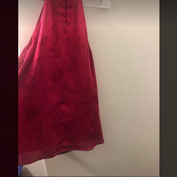 Joie Cedra Floral Fuchsia Halter Top Sz L - Picture 6 of 9